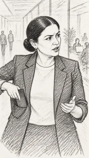 Plano 08 del storyboard de «Una hora»